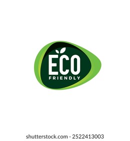 Eco Friendly Label Logo Design. Organic Food Icon