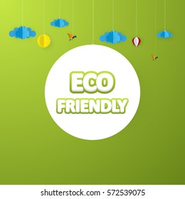 Eco Friendly Label Vector Design