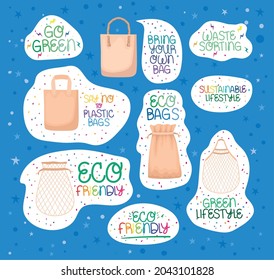 etiquetas ecológicas y ecobags