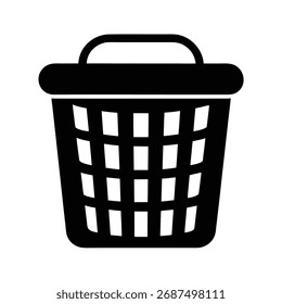 Eco Friendly Laundry Basket Icon