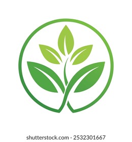 Eco friendly Leaf Green Energy Logo Vector illustration