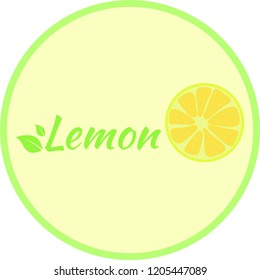 eco friendly lemon yellow logo