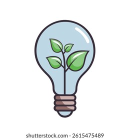 Eco Friendly Light Natural Power Concept