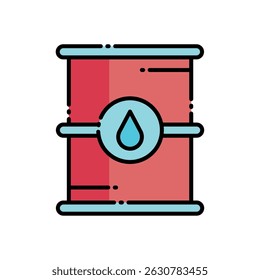 Öko-freundliche Liquid Container Illustration