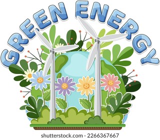 Eco friendly logo banner vector illustration