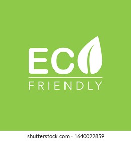 eco friendly logo concept green ecology vector illustration