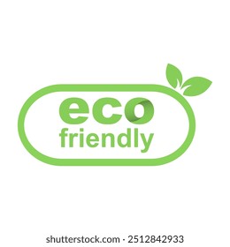 Eco friendly logo sign symbol for ecologic food stamp or mark isolated on white background. 