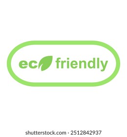 Eco friendly logo sign symbol for ecologic food stamp or mark isolated on white background. 