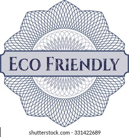 Eco Friendly money style rosette