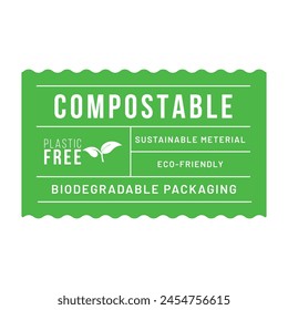 eco friendly natural product recycle packaging vintage label