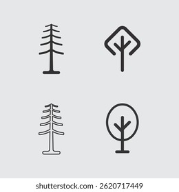 Eco Friendly Nature Leaves and Plants Logo Design for Sustainability and Environmental Conservation Icon

