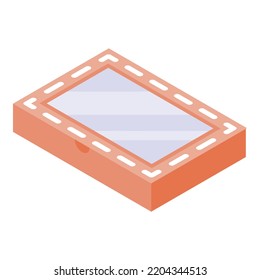 Eco friendly pack icon. Isometric of eco friendly pack vector icon for web design isolated on white background