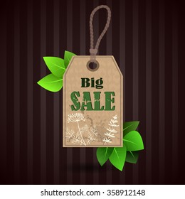eco friendly paper template banner 