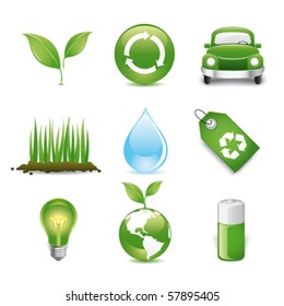 eco friendly premium icons