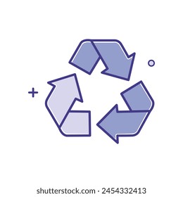 Eco Friendly Recycling Vector Icon Design