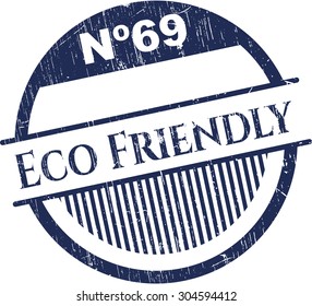 Eco Friendly rubber grunge stamp