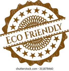 Eco Friendly rubber grunge stamp