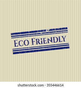 Eco Friendly rubber grunge stamp