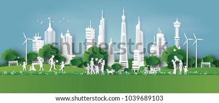 Similar – Image, Stock Photo Skyline Moulins allier