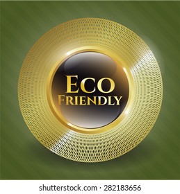 Eco Friendly shiny emblem