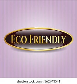 Eco Friendly shiny emblem
