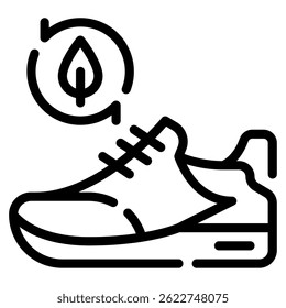 Eco friendly Shoes icon, for web, app, infographic, etc
