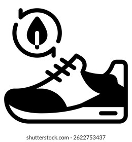 Eco friendly Shoes icon, for web, app, infographic, etc