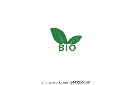 Sello ecológico (insignia) para la producción limpia, productos alimenticios sanos y naturales