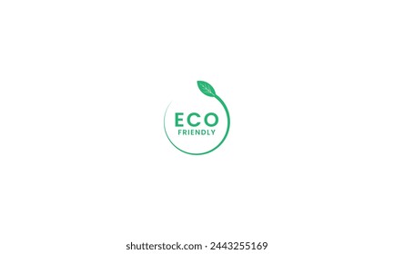 Eco Friendly Stamp Sign Vector Plantilla de ilustración Diseño eco friendly producto