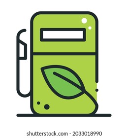 eco friendly station pump icon