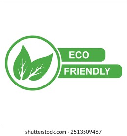Eco Friendly sticker, ECO, eco friendly icon, eco friendly label