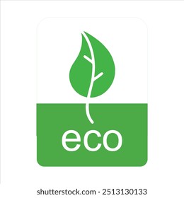 Eco friendly sticker. eco friendly label. eco friendly icon.
