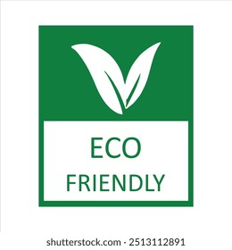 Eco friendly sticker. eco friendly label. eco friendly icons.
