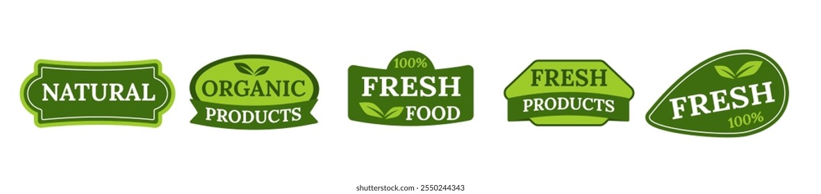 Eco friendly tag with a green leaf emblem, designed for safe, vegan, and organic product promotions. Perfect for quality and healthy food branding.