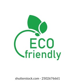 eco friendly text on white background