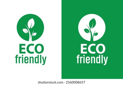 eco friendly text on white background