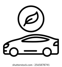 Eco Friendly Transport Icon Element For Design