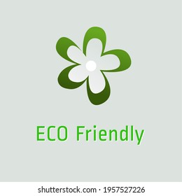 ECO FRIENDLY typography slogan with cute cartoon flat sleeping teddy bear for t shirt printing, apparel tee graphic design.