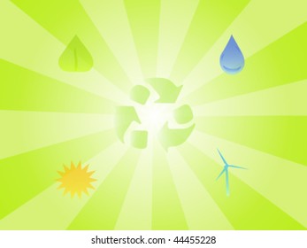 Eco Friendly Vector Background