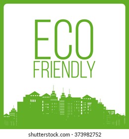 
eco friendly , vector green and white colors