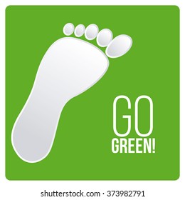 
eco friendly , vector green and white colors