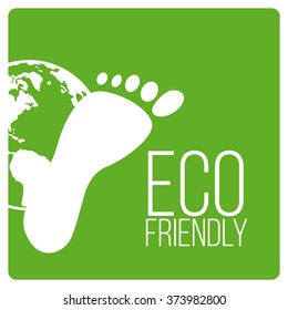 
eco friendly , vector green and white colors