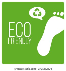 
eco friendly , vector green and white colors