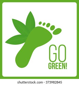 
eco friendly , vector green and white colors