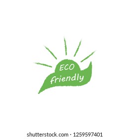Eco Friendly, Vector Illustration. Eco Friendly