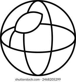 Eco Friendly Vector Line Icon Design