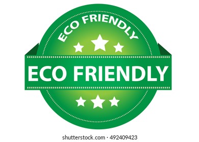 Eco friendly vector stamp