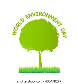 Eco friendly world concept, World Environment day, Earth day,  vector illustration