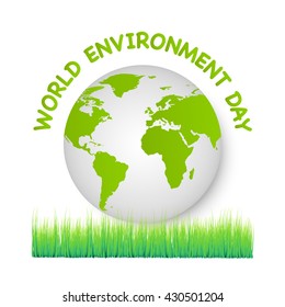Eco friendly world concept, World Environment day, Earth day,  vector illustration