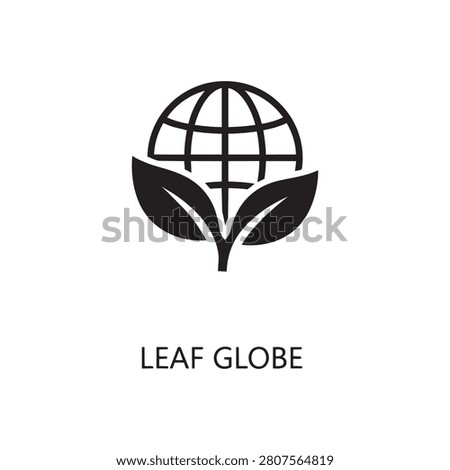 Eco friendly world globe and leaf nature icon with earth friendly earth day environment sustainable conservation sustainability protection biological earthday graphics
